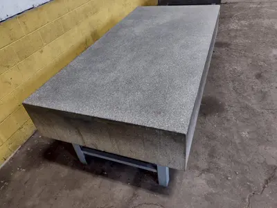 8' X 4' X 14" CHALLENGE PRECISION LAYOUT INSPECTION GRANITE TABLE: STOCK #23811