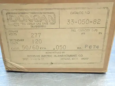 New | in-Stock DONGAN 3305082 Transformers Ohio US | HGR 24 #883024