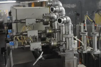 Arenco model AM2000 Hot Air Tube Filler and Sealer
