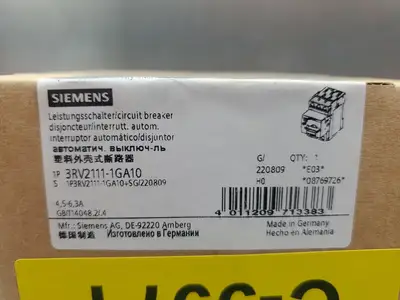 USED Siemens 3RV1011-1GA10