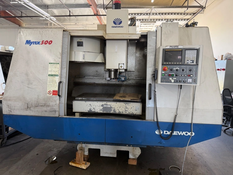 Used 2000 DAEWOO MYNX 500 Vertical Machining Centers California US | PM Machines #1513034