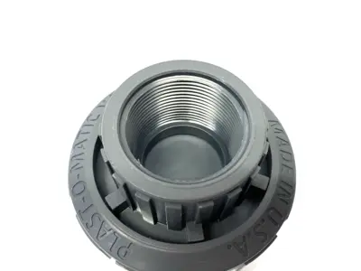 USED PLAST-O-MATIC NORMALLY CLOSED CHECK VALVE 1-1/2" CONNECTION