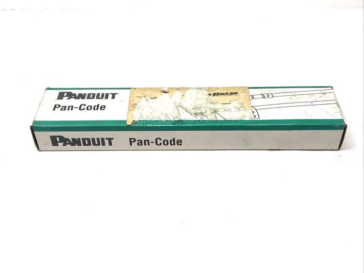 New | in-Stock Panduit Pan-Code Wire Marker Cards BOX OF 12 CARDS Blank Label Michigan US | Maverick Industrial Sales #1392491