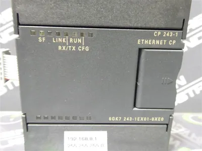 Siemens 6GK7 243-1EX01-0XE0 SIMATIC Ethernet CP 243-1 Module Used