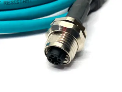 New | in-Stock Turck Double End Ethernet Cordset RJ45 Male M12 Female U-17238 Cable & Wire Michigan US | Maverick Industrial Sales #1391310