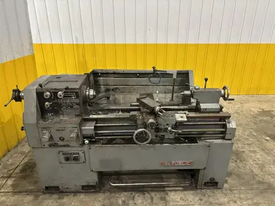 14" X 40" REPUBLIC MODEL #14 ENGINE LATHE WITH METRIC: STOCK #23667