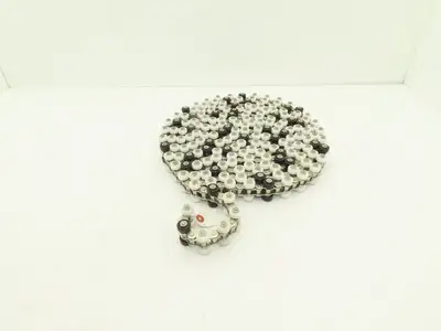 Tsubaki RS50 Chain Lambda Stainless Outboard Rollers 35.5' Long 50 Size