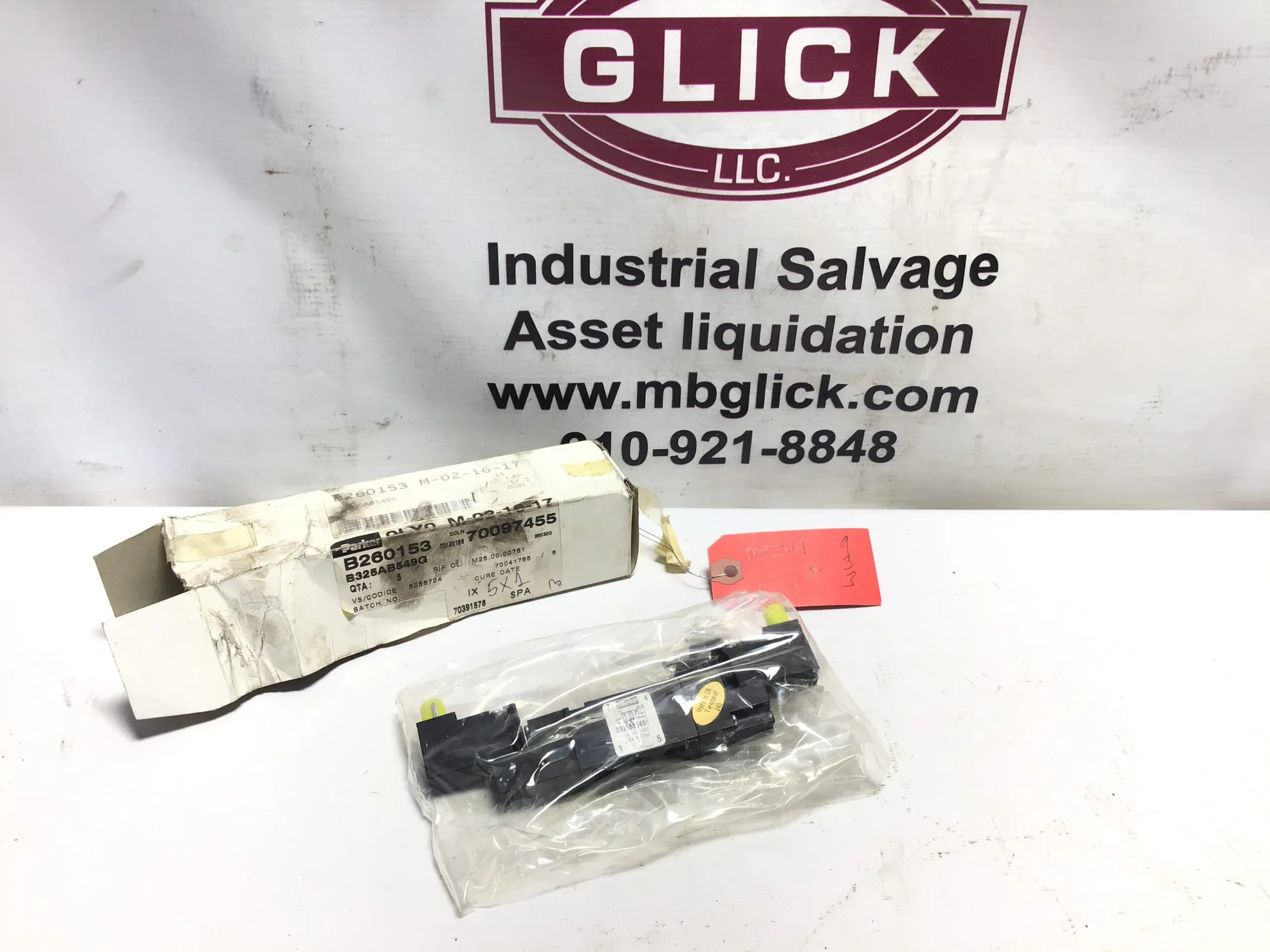Parker B325BB549H Solenoid Valve 24VDC 1.2W 10Bar Pmax