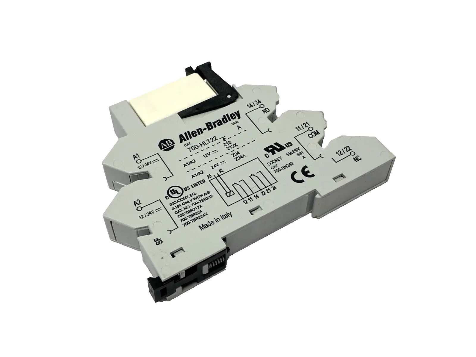 USED ALLEN-BRADLEY SER. A TERMINAL BLOCK RELAY 24VDC
