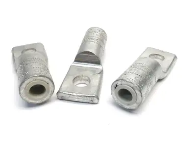 USED HOMAC THOMAS & BETTS SINGLE LUG ALUMINUM CRIMP CONNECTORS