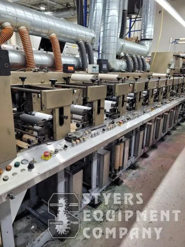 Used 1997 AQUAFLEX DBX 1000 Flexo Printing Presses Kansas US | Styers Equipment Company #292536