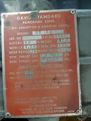 USED 1993 DAVIS STANDARD DS-20
