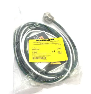 New | in-Stock Turck Powerfast Panel-mount Receptacle Bulkhead Connector U-32478 Disconnects Michigan US | Maverick Industrial Sales #1410914
