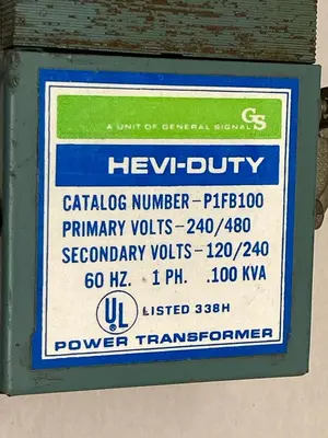 Used SOLA/HEVI-DUTY P1FB100 Miscellaneous Equipment (Electrical & Power) Ohio US | Surplus Asset Holdings #1466670