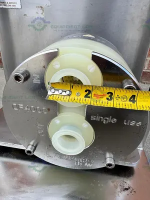 Used TRIANGLE PROCESS QUATTROFLOW Q4400SU 4-PISTON DIAPHRAGM PUMP W/ 3 HP MOTOR Diaphragm Pumps California US | Equipment Lab #1399316