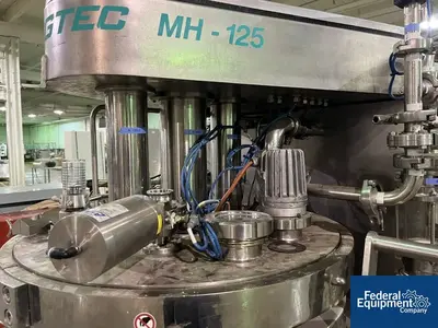USED Brogtec AG 125 Liter Brogtec Planetary Mixer, Model MH-125, 316Ti S/S