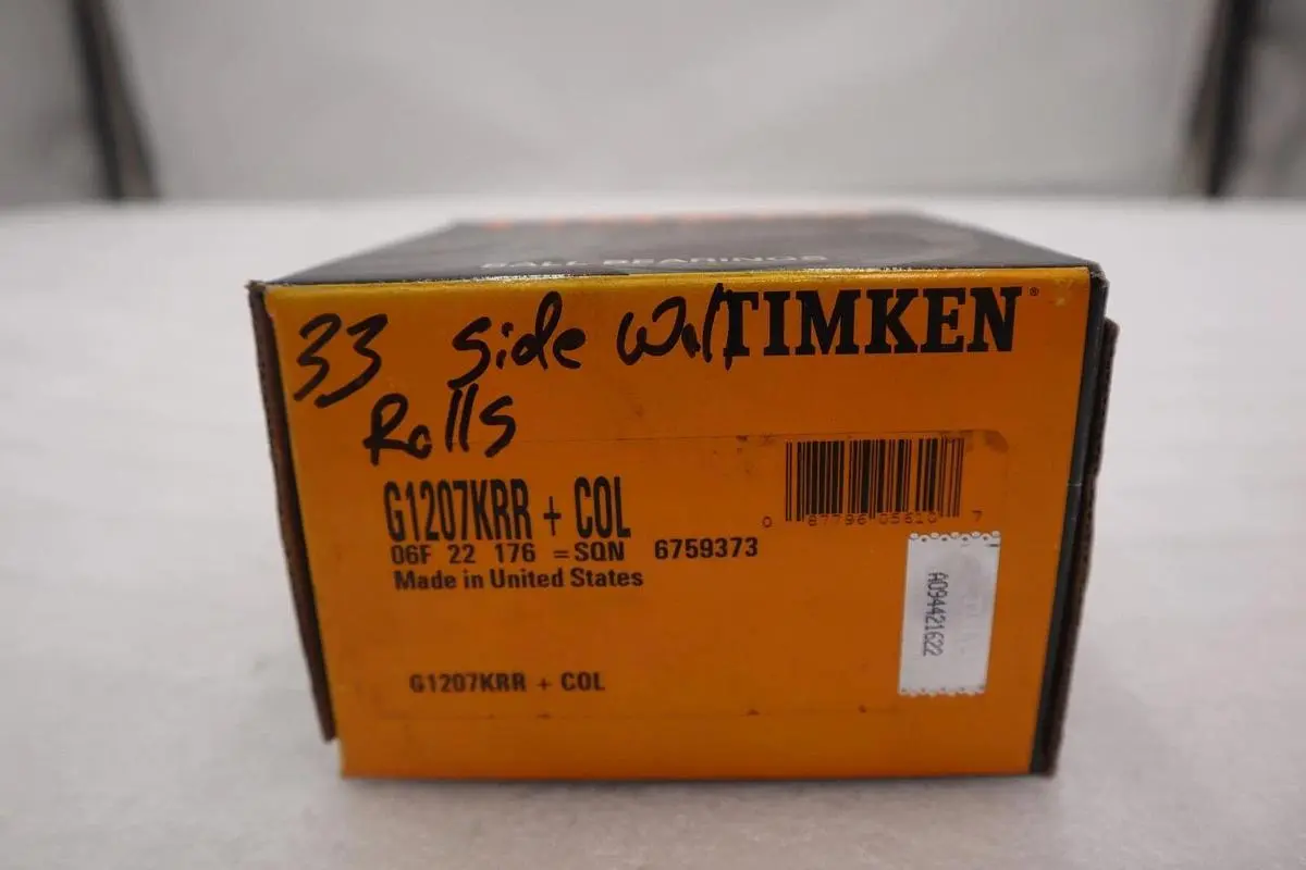 NEW OPEN BOX G1207KRR + COL - TIMKEN STOCK 2051-A
