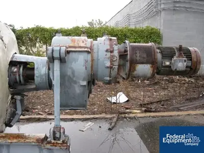 USED Buss ChemTech 100 Cu Ft Buss Rotary Vacuum Dryer, S/S