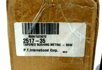NEW P.T. INTERNATIONAL CORP. 2517-35 TAPERED BUSHING 251735