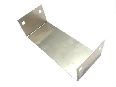 USED COOPER B-LINE ALUMINUM BLIND END PLATE LOT OF 3