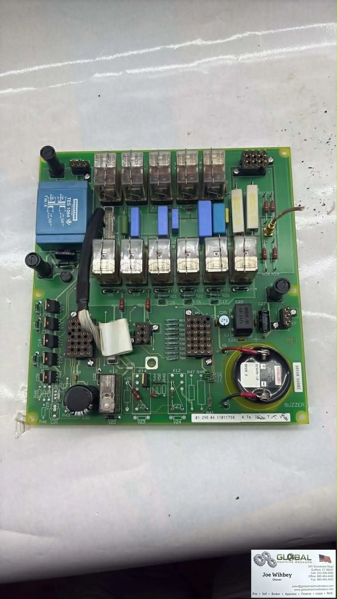 Charmilles CT208121860A Circuit Power Board PCB From Form 20ZNC