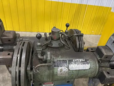 2,000 LBS X 12" LITTELL MODEL #20-12 DOUBLE END PULL OFF UNCOILER COIL REEL: STOCK #23716