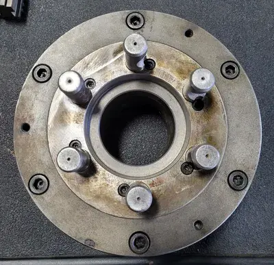 USED BISON 10" 3 JAW CHUCK