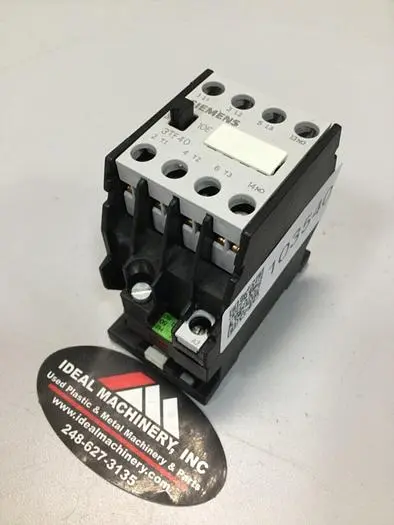 Used SIEMENS 3TF4010-0A PLC Contactors | Ideal Machinery #618986