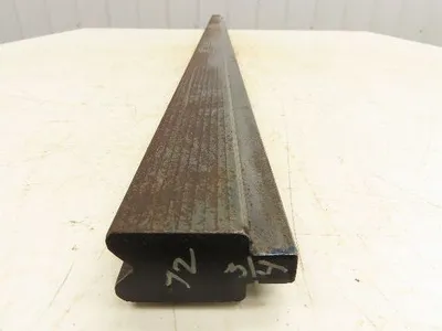 Press Brake Die 72-3/4" Long 90° V 9/16" W 9/32" D 1-3/4" H 1/2" Tang