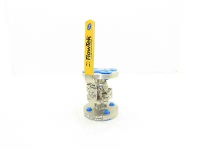 FlowTek F15 3/4" 150 Flanged 2pc Stainless Ball Valve 275psi TFM-1600 API-607
