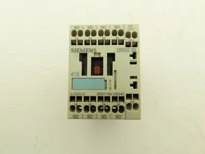 Siemens 3RH1140-2BB40 Auxiliary Contactor Size S00 4NO 600vAC 10A Lot Of 11
