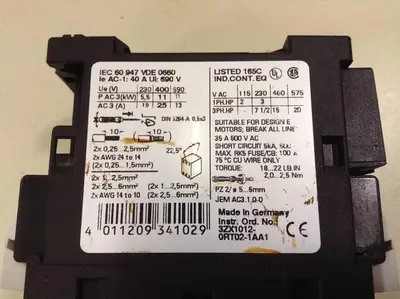 USED SIEMENS 3RT1026-3A