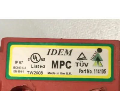 Used IDEM SAFETY SWITCHES 114105 Relays & Switches Michigan US | Ideal Machinery #590805