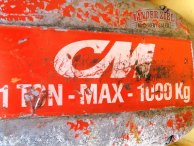 USED CM L 1 TON HOIST WITH PENDANT CONTROL