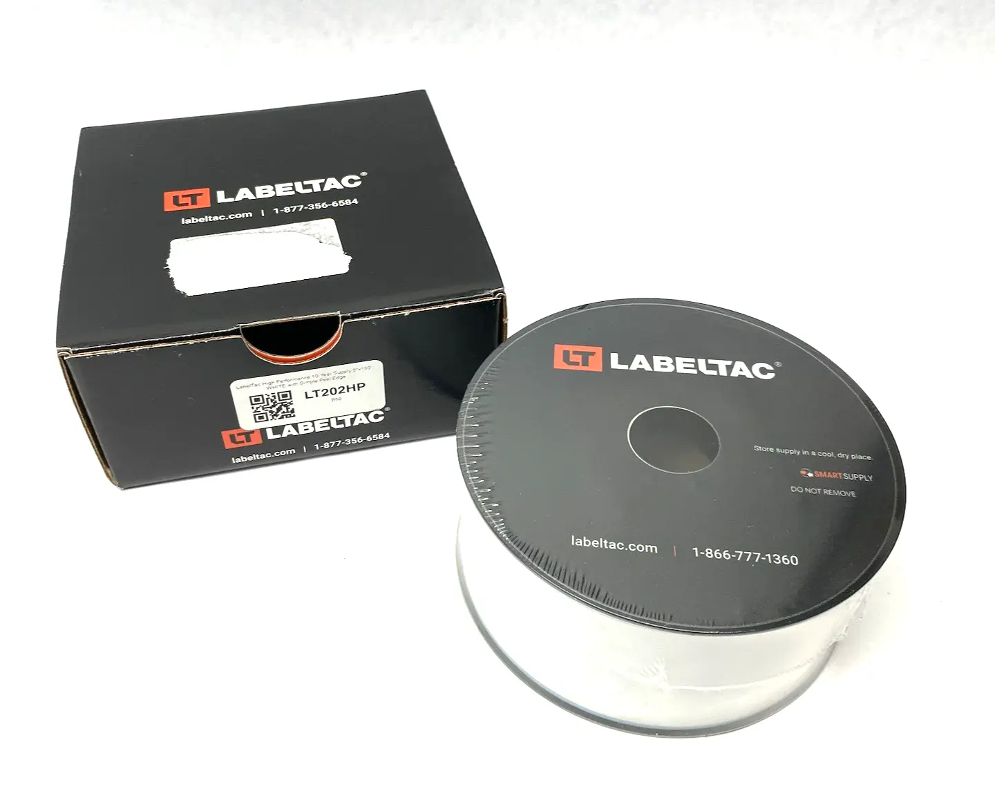 New | in-Stock LABELTAC PRO MODEL HIGH PERF. 10 YEAR VINYL LABEL 2" X 150' ROLL, WHITE Label Printers | Maverick Industrial Sales #1099037