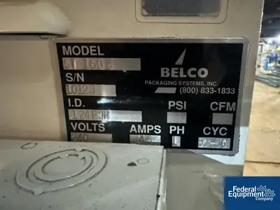 USED Belco Packaging Systems Inc Heat Shrink Tunnel