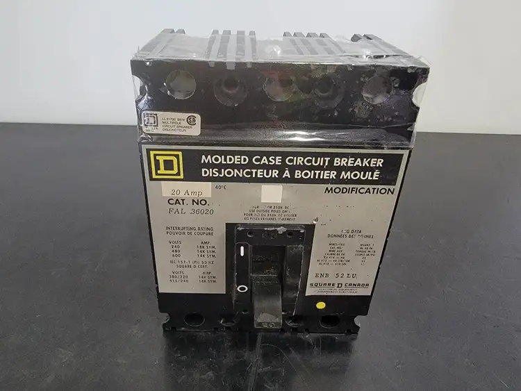 Used SQUARE D FAP36020 Switchgears British Columbia CA | Lenmark #327886