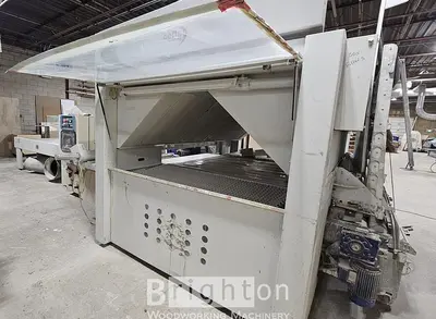 USED 2009 CEFLA MITO USED AUTOMATIC SPRAY FINISHING SYSTEM C/W SORBINI CLEANING BRUSH MACHINE
