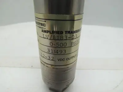 Sensotec LV/8183-03 Pressure Transducer 0-500 PSI 1/4" NPT