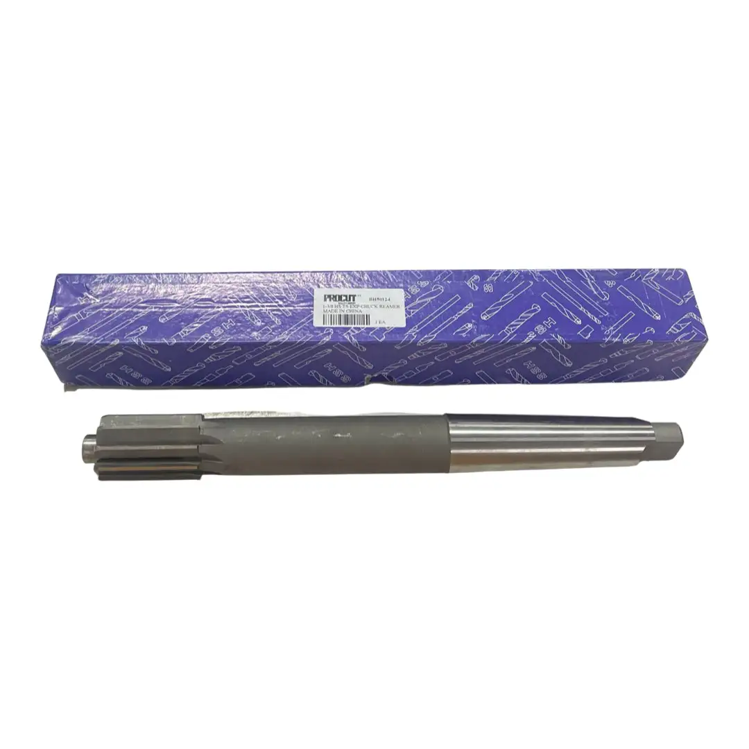 ProCut 1-3/8" HSS Taper Shank Expansion Chucking Reamer 4MT Bright Finish
