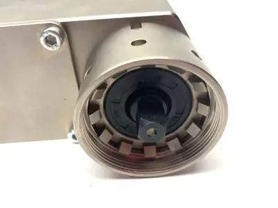 Used Weber Screwdriving Systems Offset Servo Spindle Gear Drive Unit i=10 M=30 Nm, Motorized Speed Reducers Michigan US | Maverick Industrial Sales #1391657