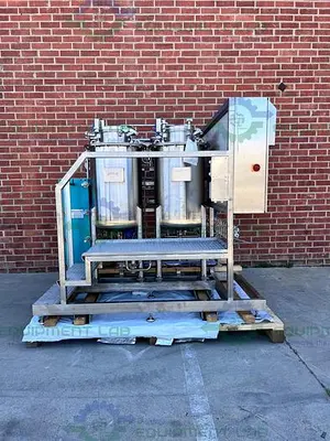 NEW CENTEC EMULSIFICATION SKID 10 GPM W/ 2 - 200L TANKS, FRISTAM FSP POWDER MIXER