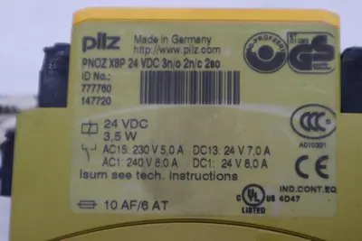 PNOZ X8P PILZ 24VDC SAFETY RELAY, PNOZX8P STK H1440