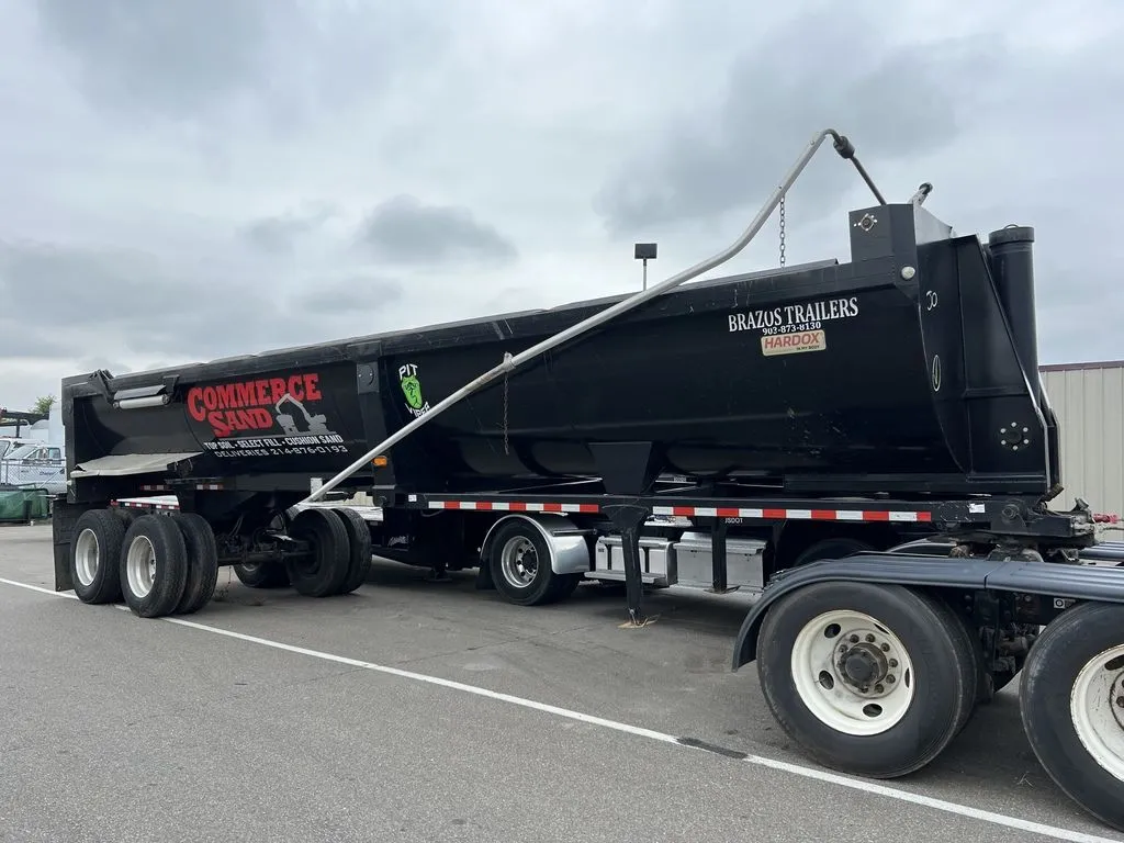 Used 2017 BRAZOS END DUMP TRAILER Dump Trailers Minnesota US | Carco Truck & Equipment #1514300