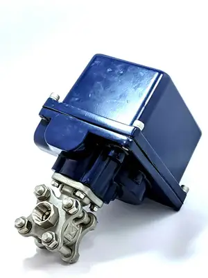 USED DYNAQUIP ELECTRONIC ACTUATED BALL VALVE 150 IN/LB