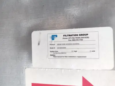 Used FILTRATION GROUP 1.5X2 VBANK SIDE ACCESS HOUSING Air Filtration Units Michigan US | Maverick Industrial Sales #1122750