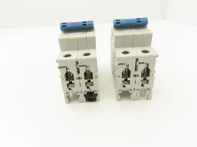 Allen Bradley 1492-SPM2D060 Circuit Breaker 6A 2 Pole 480 VAC Ser D Lot of 2