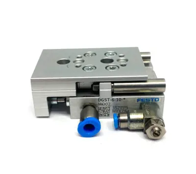 USED FESTO PNEUMATIC MINI SLIDE ACTUATOR 6MM PISTON 10MM STROKE 8085105