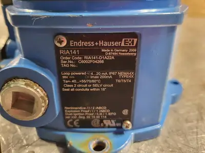 Used 2009 ENDRESS+HAUSER RIA141 Miscellaneous MRO British Columbia CA | Lenmark #283703
