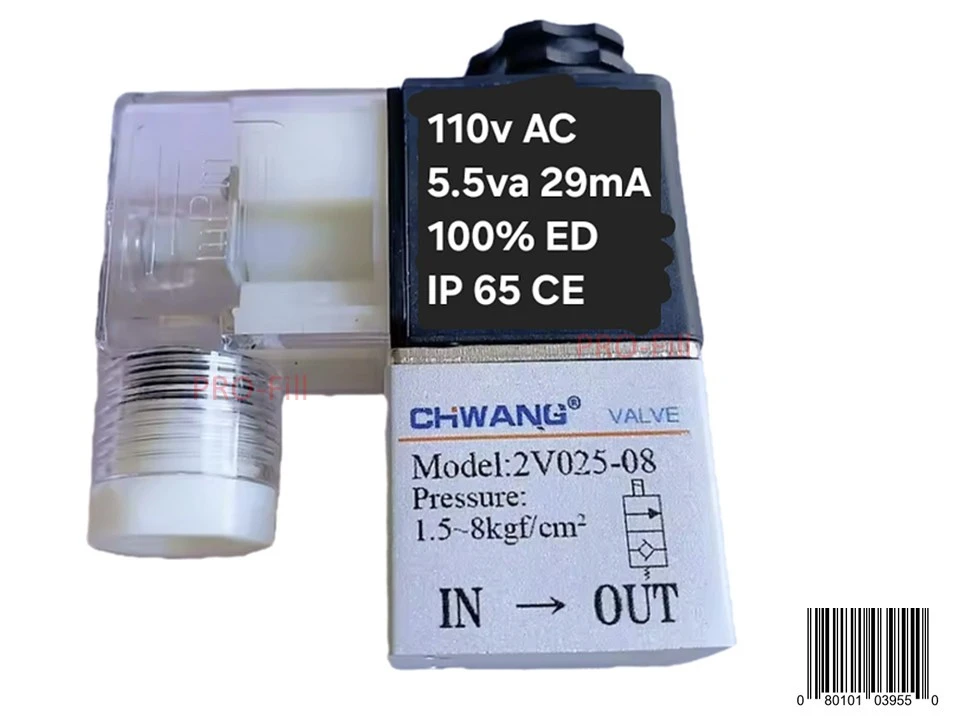 Air solenoid Valve 2v025-08 02 Position port 1/4